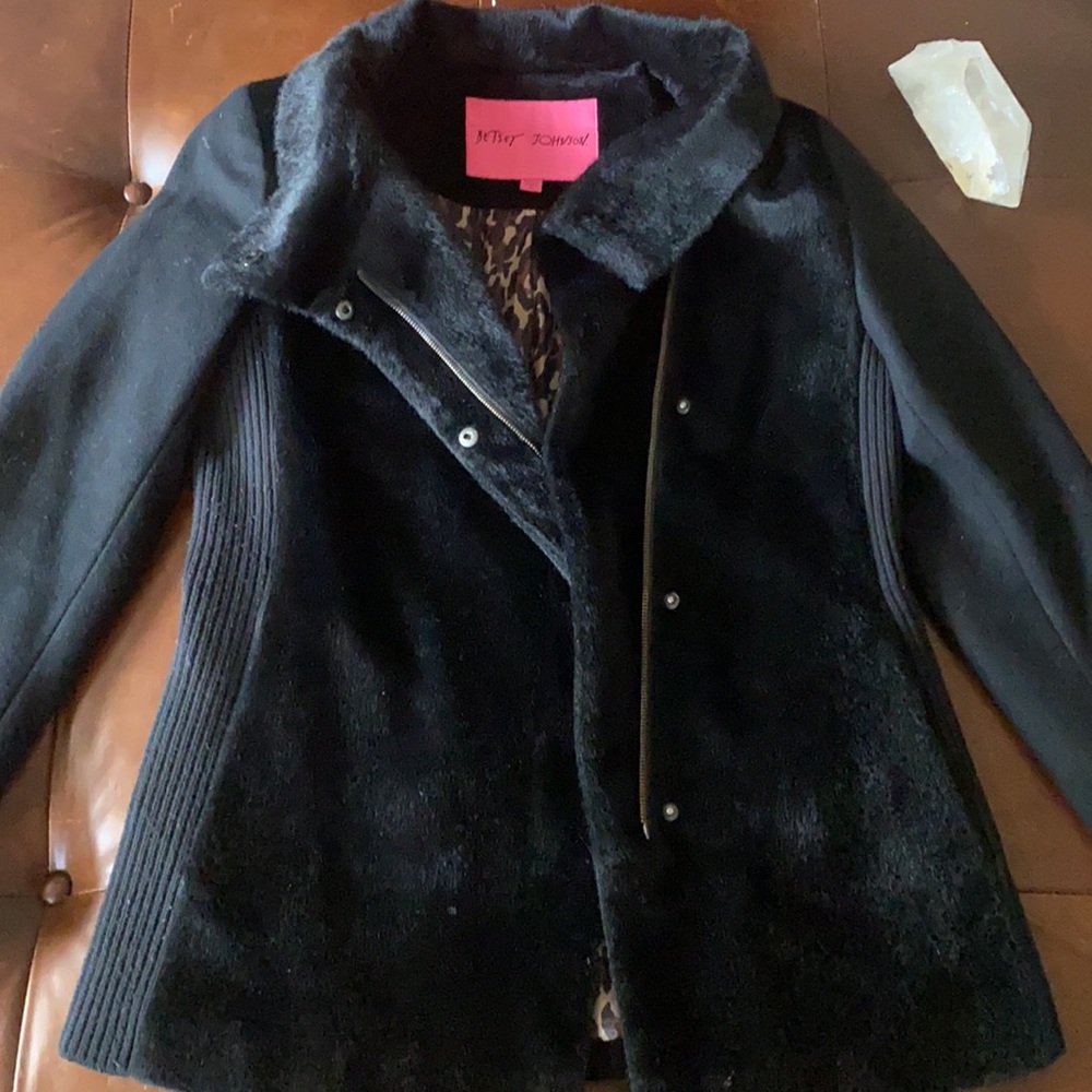 Beautiful Betsey Johnson Black Jacket ❤️
